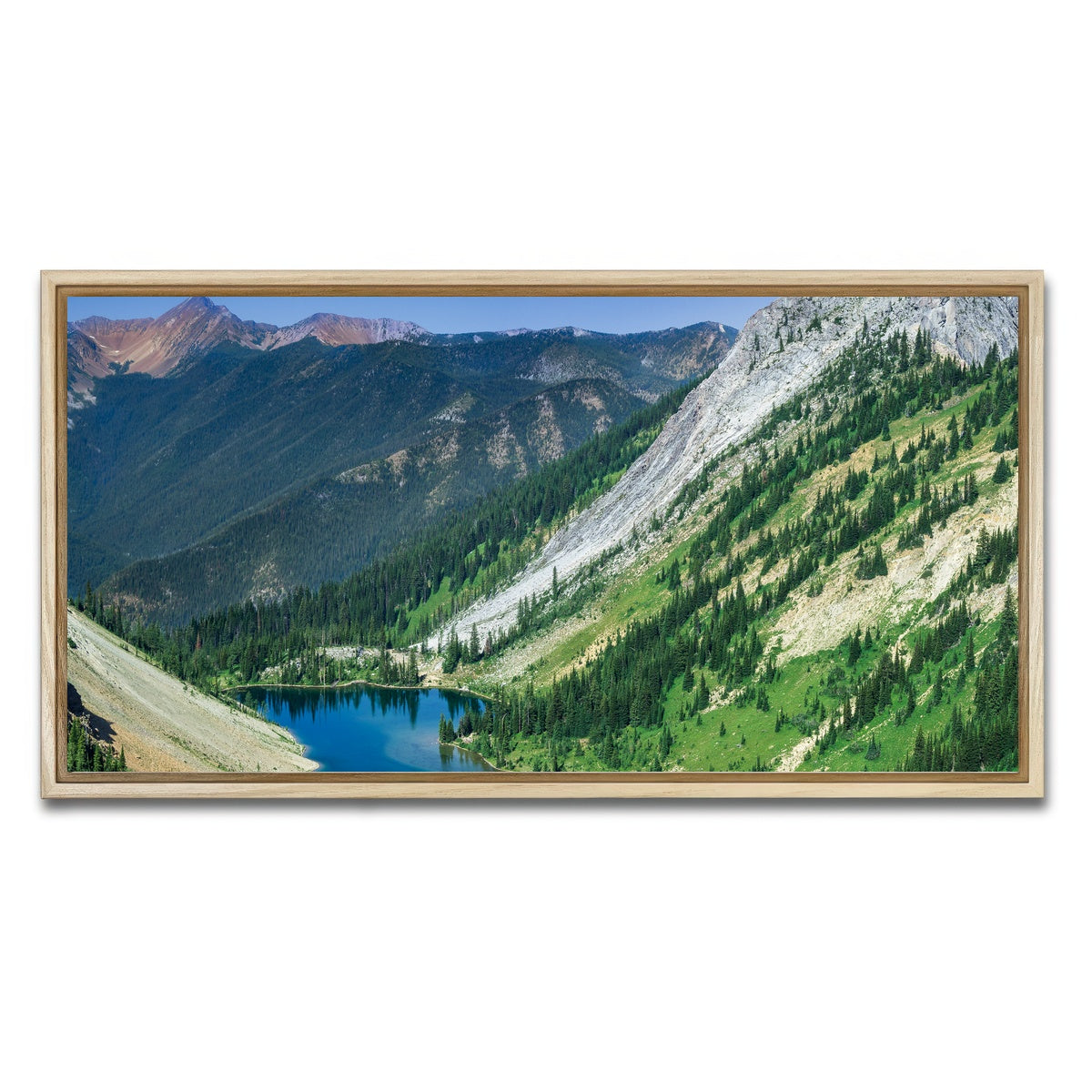 AUTO-MOCKUP WHITE | Bear Lake | 1 Piece | Natural Framed Canvas | group=2x1