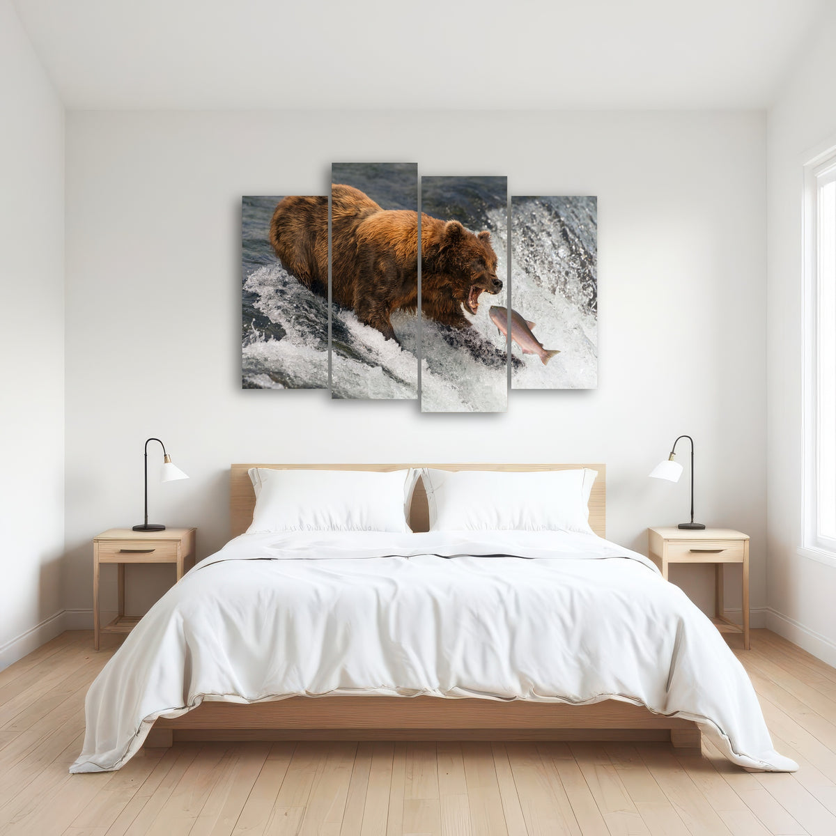 AUTO-MOCKUP ROOM | Bear catching Salmon