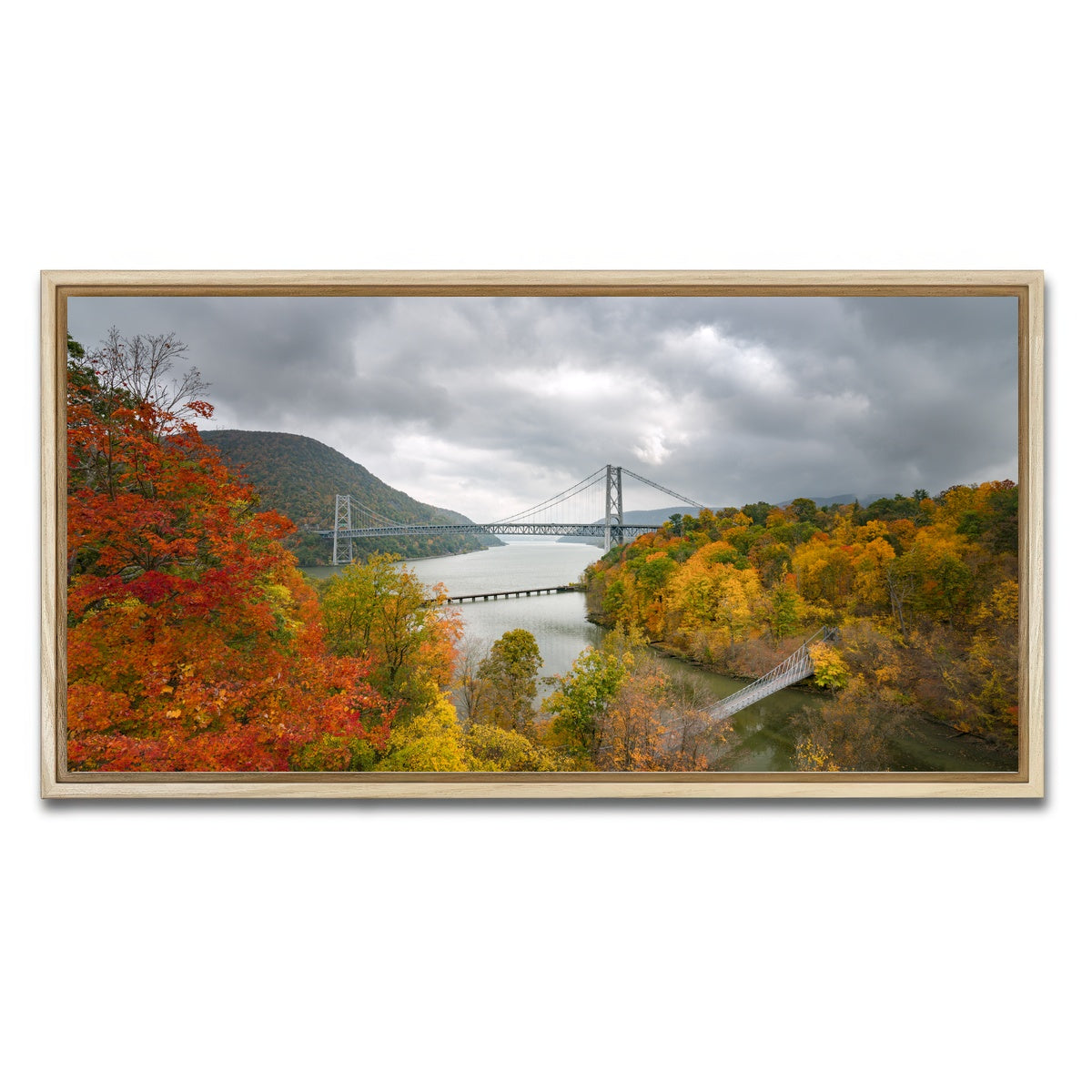 AUTO-MOCKUP WHITE | Bear mountain | 1 Piece | Natural Framed Canvas | group=2x1