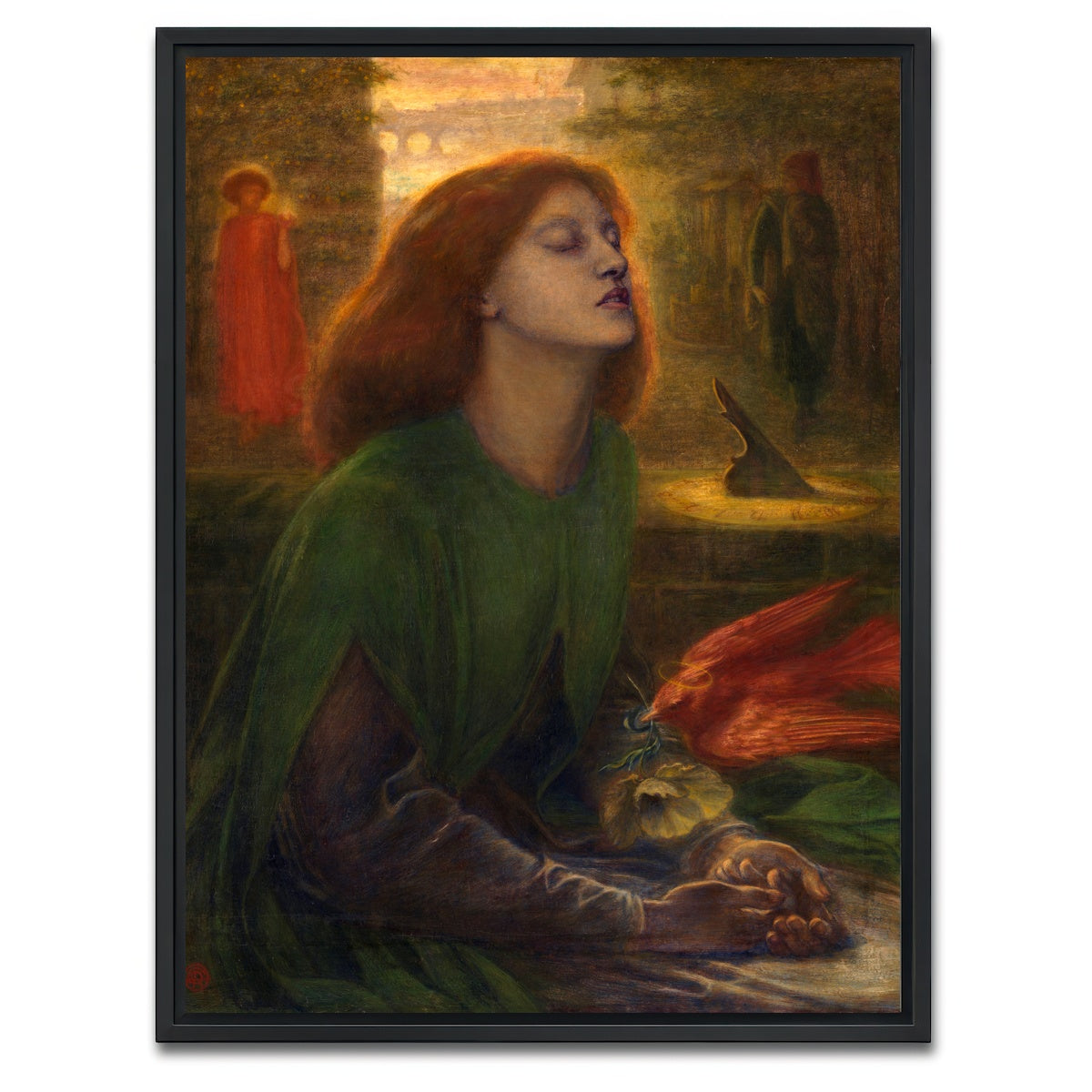 AUTO-MOCKUP WHITE | Beata Beatrix | 1 Piece | Black Framed Canvas | group=3x4