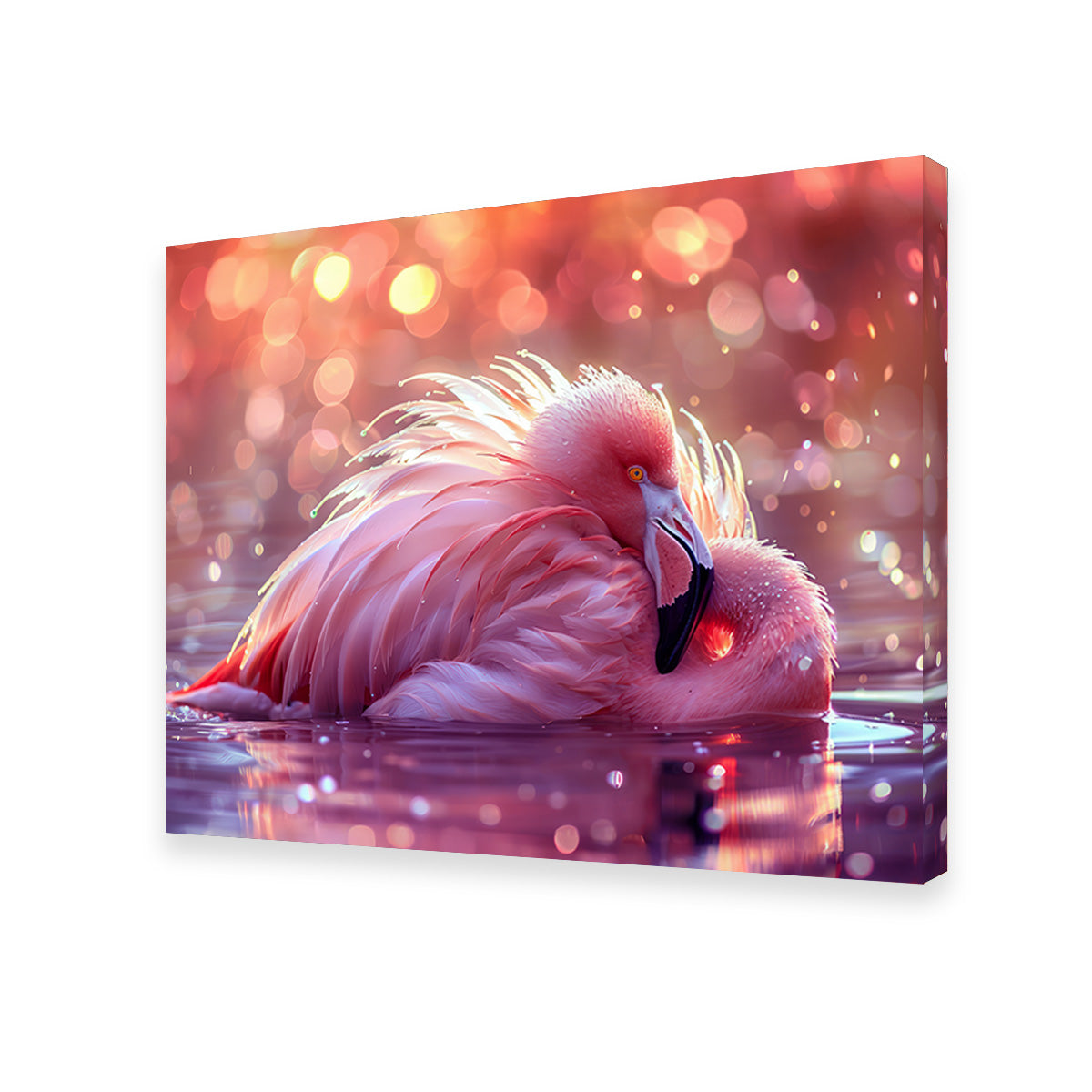 Beautiful Pink Flamingo Wall Art