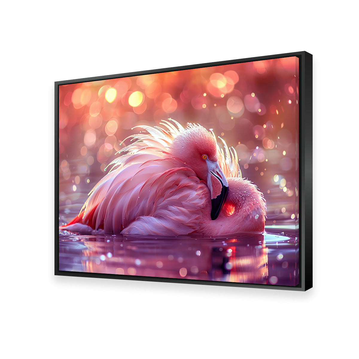 Beautiful Pink Flamingo Wall Art