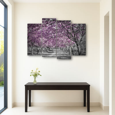 AUTO-MOCKUP ROOM | Beautiful cherry blossom alley in pink