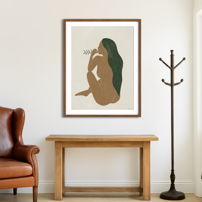 AUTO-MOCKUP ROOM | Beauty Seated Wall Art