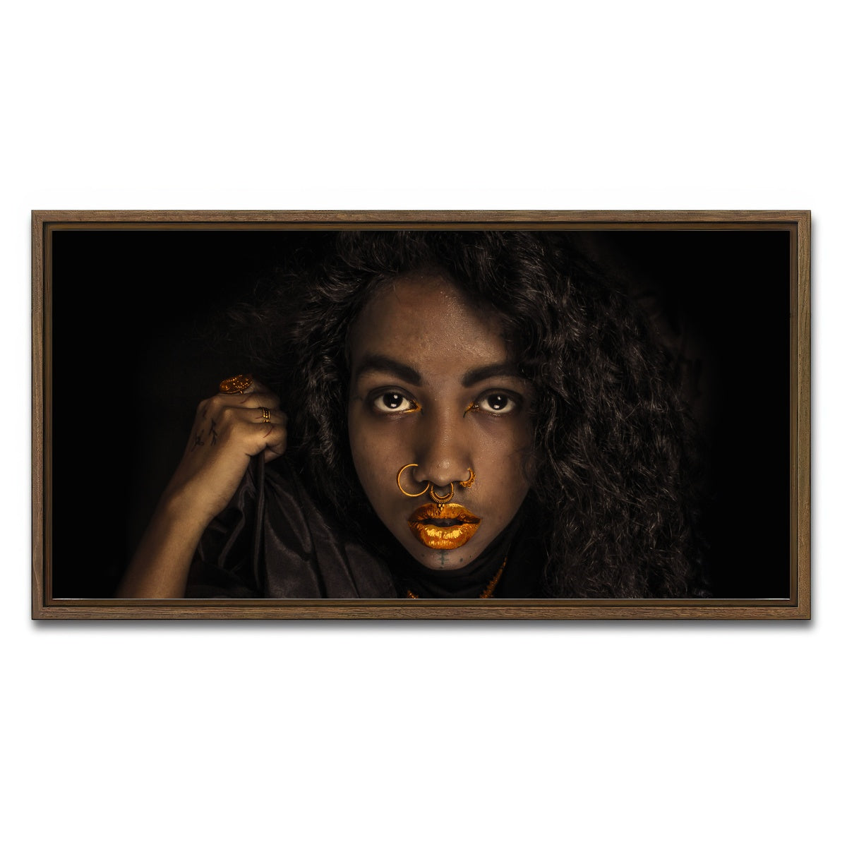 AUTO-MOCKUP WHITE | Beauty | 1 Piece | Walnut Framed Canvas | group=2x1