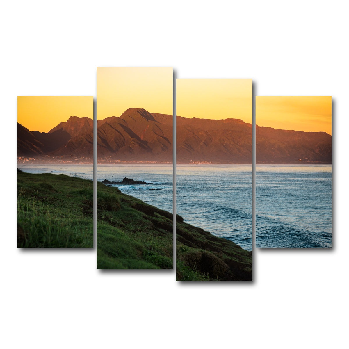 AUTO-MOCKUP WHITE | Beauty of Maui | 4 Piece | Gallery Wrap Canvas | group=4_short