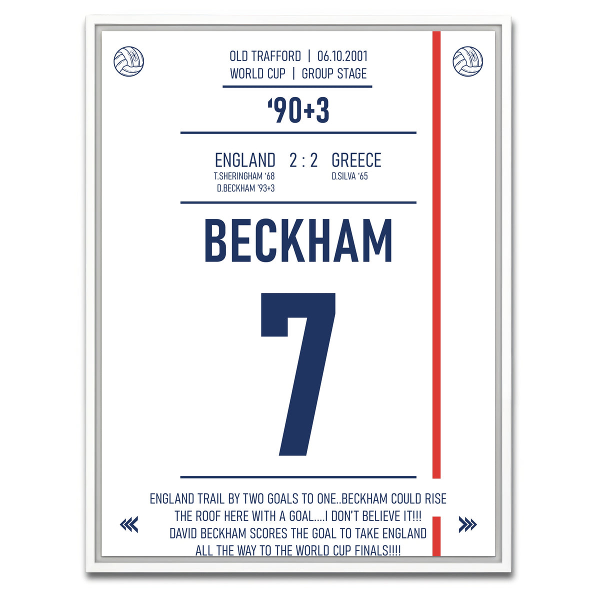 AUTO-MOCKUP WHITE | Beckham | 1 Piece | White Framed Canvas | group=3x4