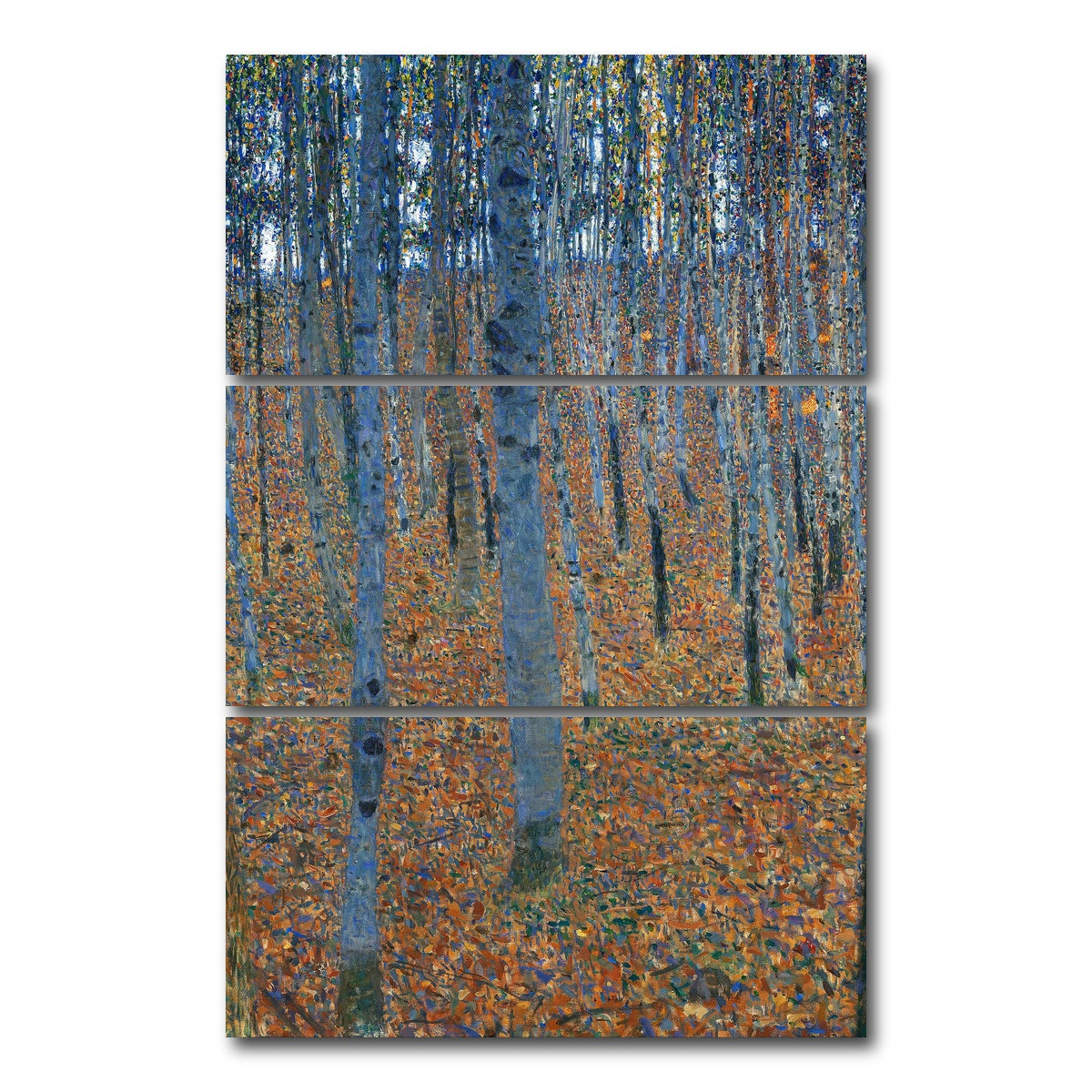 AUTO-MOCKUP WHITE | Beech Grove | 3 Piece | Gallery Wrap Canvas | group=12x24_stacked