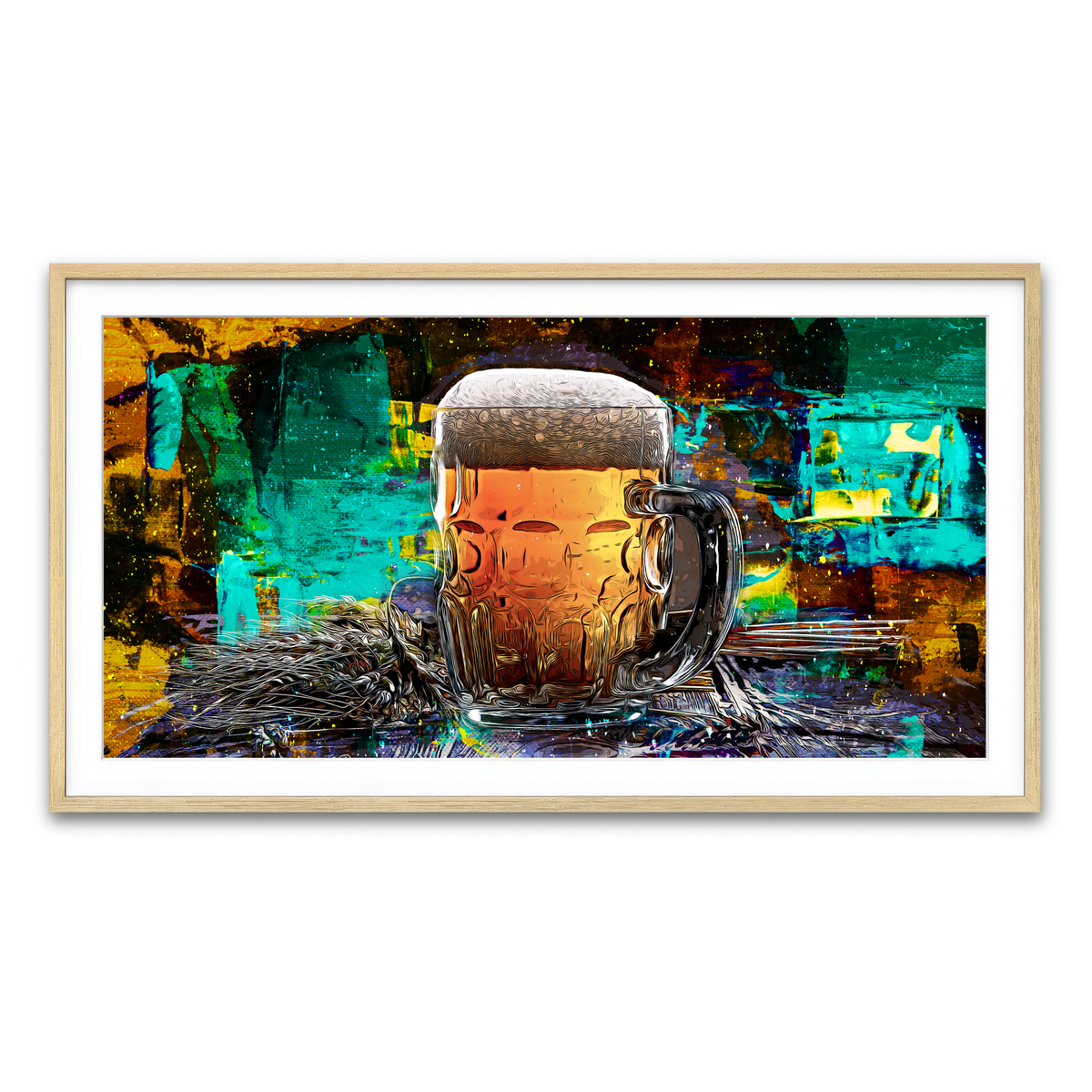 Framed Print 2x1 Natural