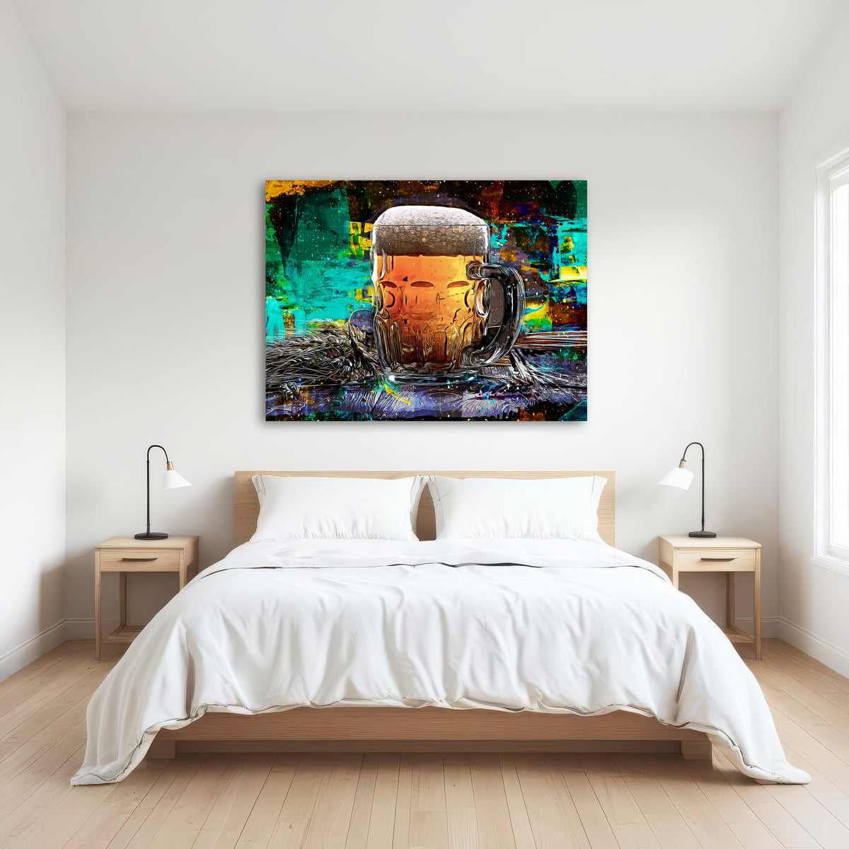 AUTO-MOCKUP ROOM | Beer Me Abstract
