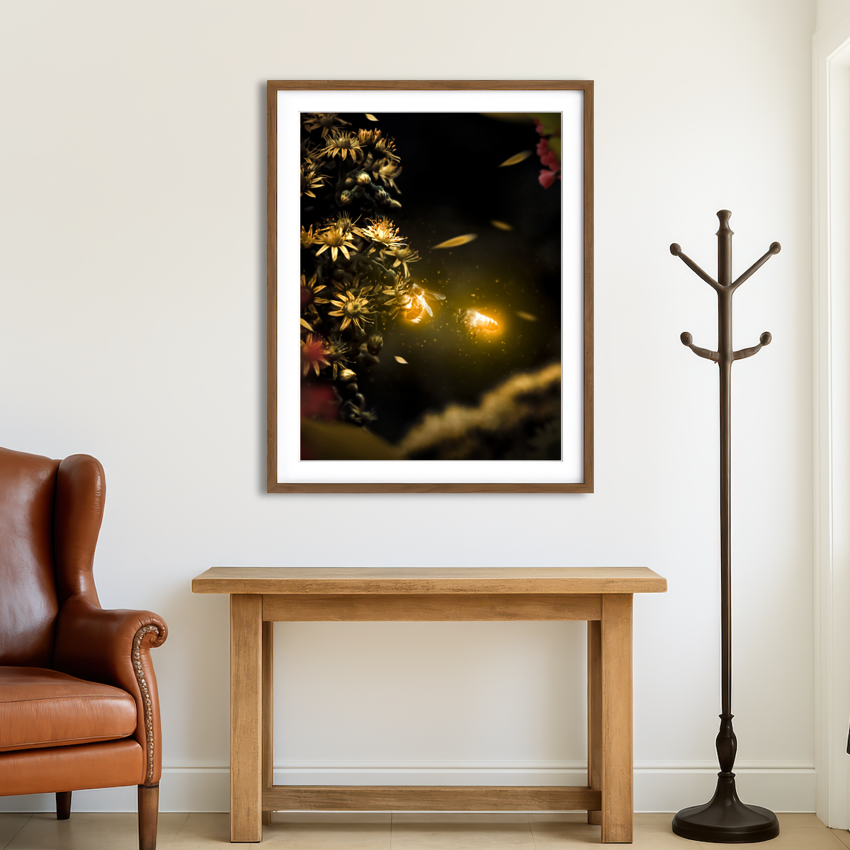 AUTO-MOCKUP ROOM | Bees Wall Art