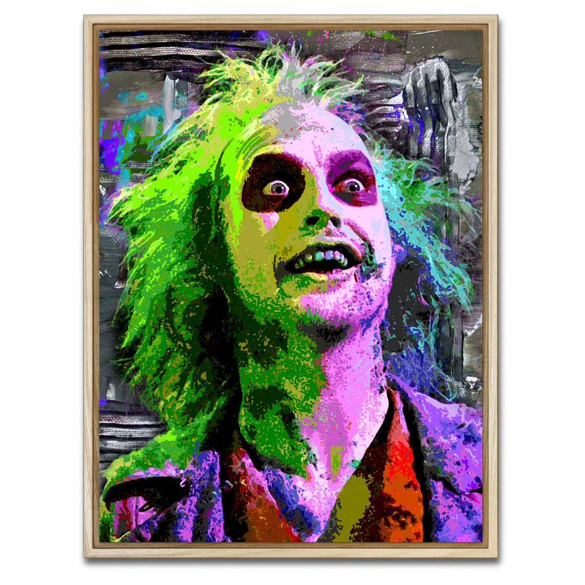 AUTO-MOCKUP WHITE | Beetlejuice | 1 Piece | Natural Frame | group=3x4