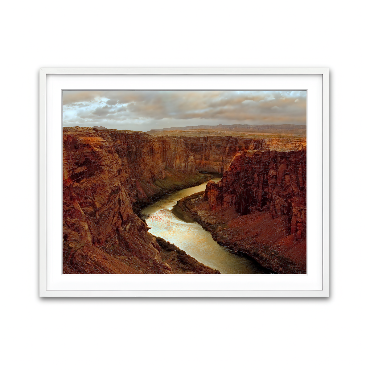 Framed Print 4x3 White