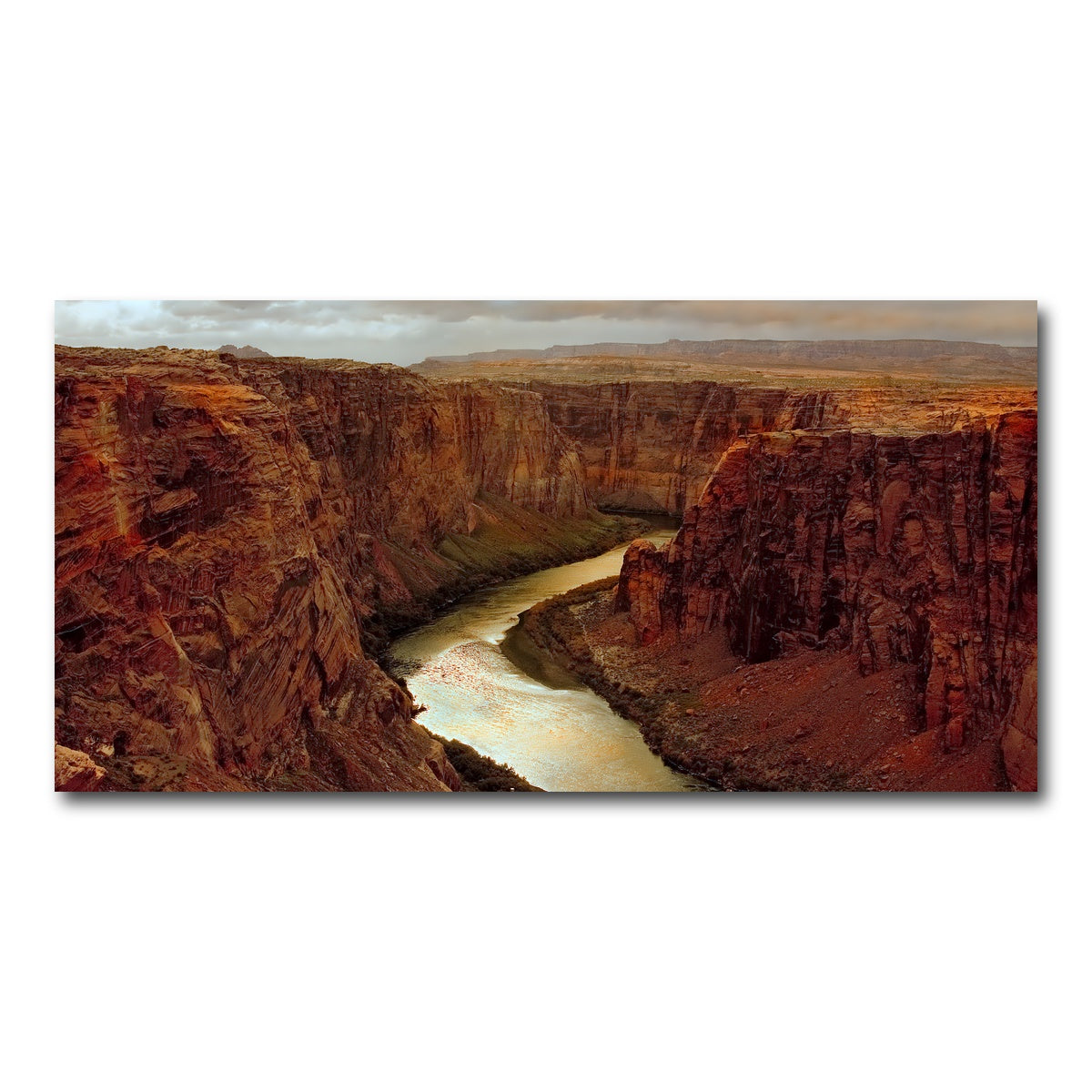 AUTO-MOCKUP WHITE | Beginning of the Grand Canyon | 1 Piece | Gallery Wrap Canvas | group=2x1