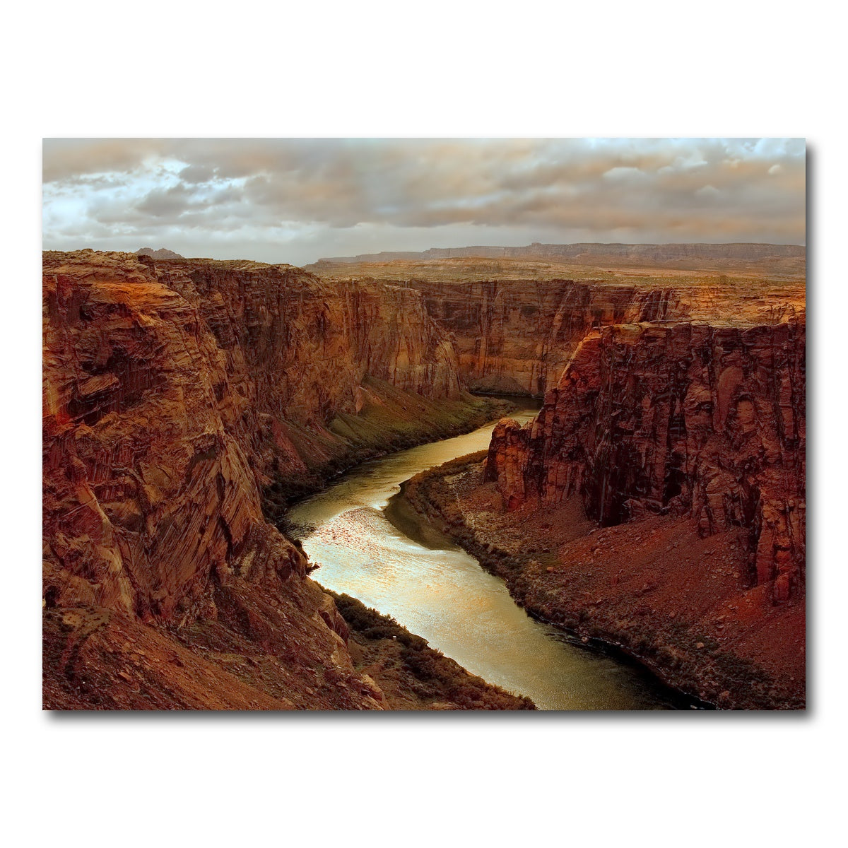 AUTO-MOCKUP WHITE | Beginning of the Grand Canyon | 1 Piece | Gallery Wrap Canvas | group=4x3