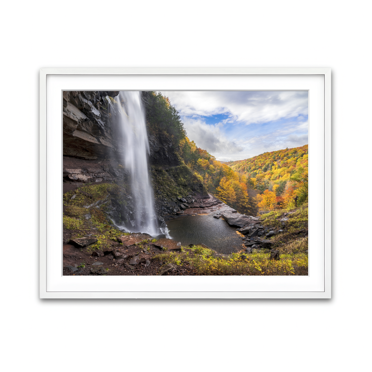 Framed Print 4x3 White