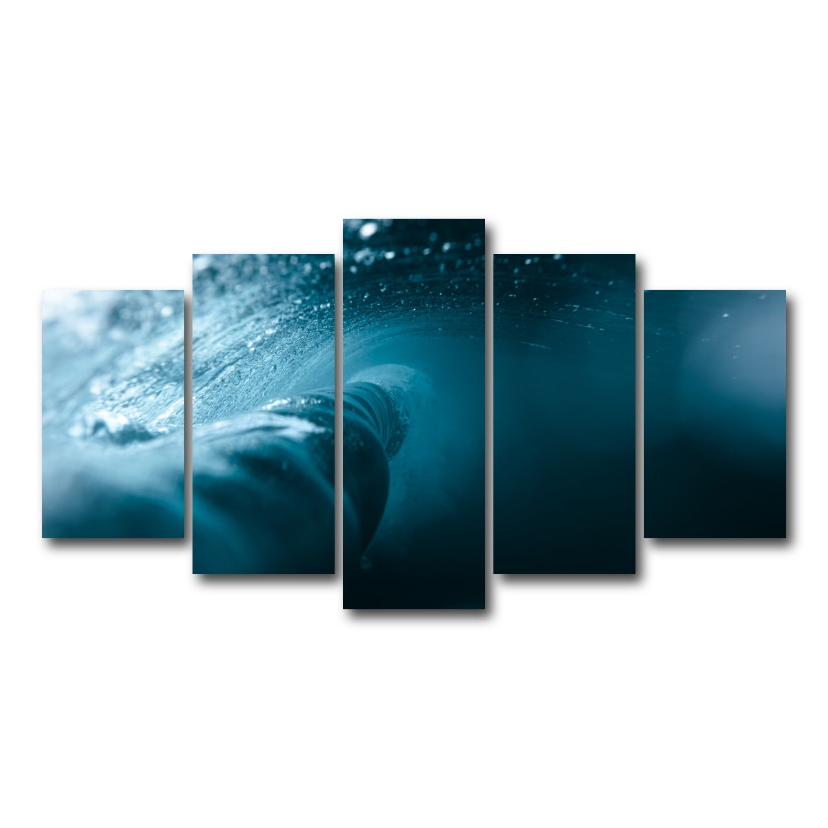 AUTO-MOCKUP WHITE | Behind the Wave | 5 Piece | Gallery Wrap Canvas | group=5_normal
