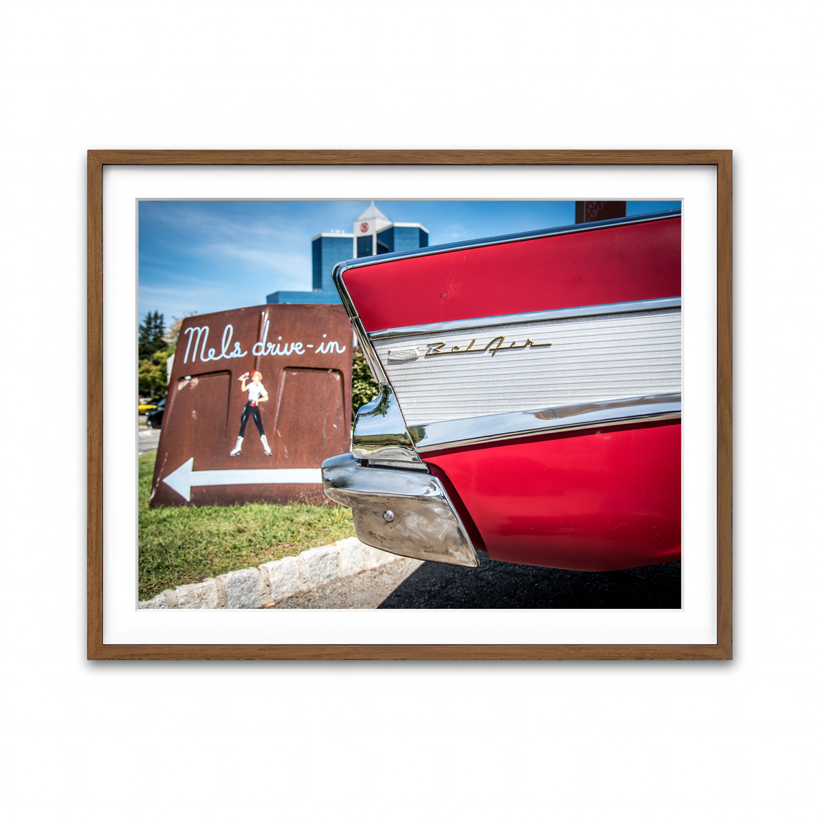Framed Print 4x3 Walnut