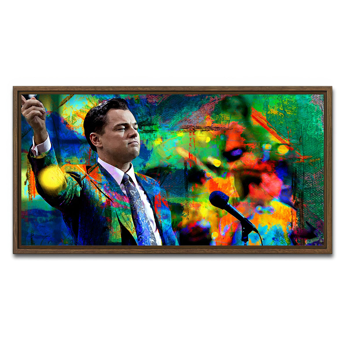 AUTO-MOCKUP WHITE | Belfort | 1 Piece | Walnut Framed Canvas | group=2x1