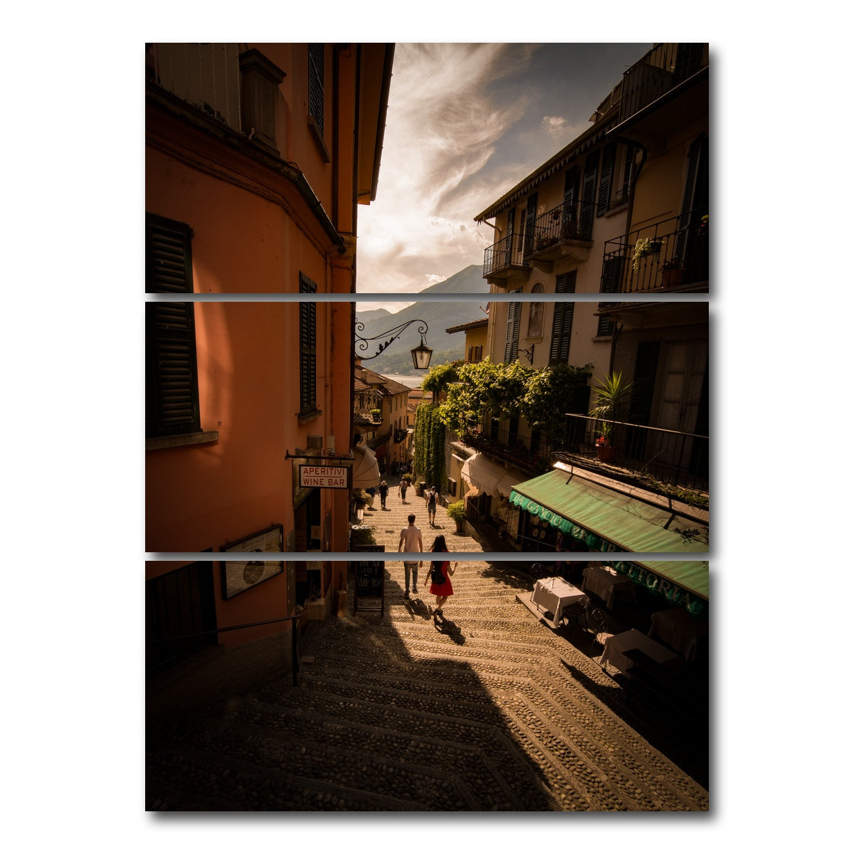 AUTO-MOCKUP WHITE | Bellagio | 3 Piece | Gallery Wrap Canvas | group=8x18_stacked