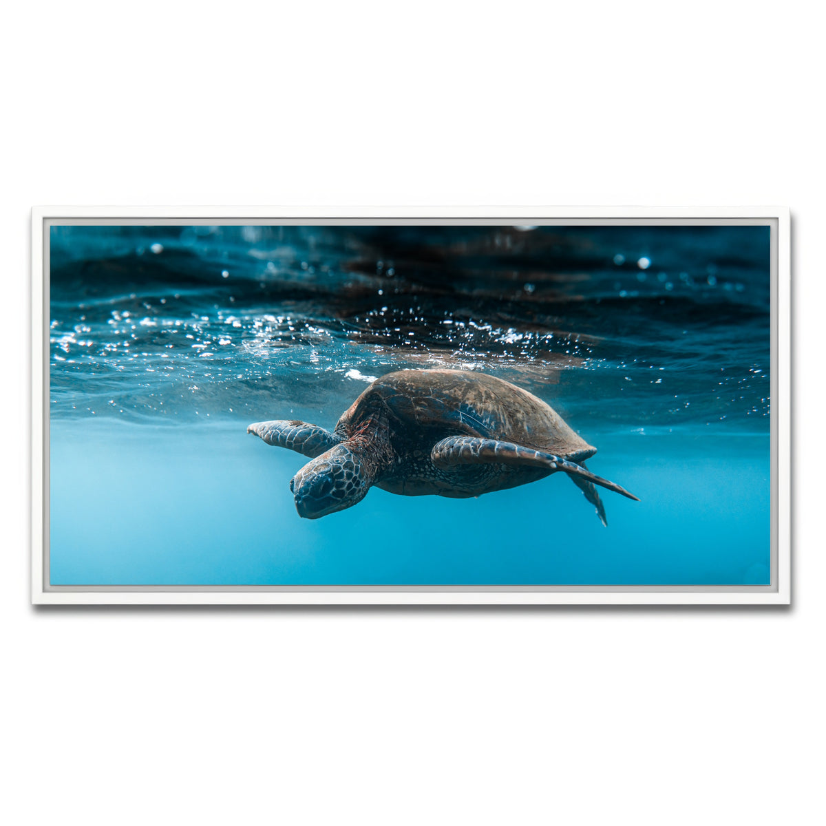 AUTO-MOCKUP WHITE | Below the Surface | 1 Piece | White Framed Canvas | group=2x1
