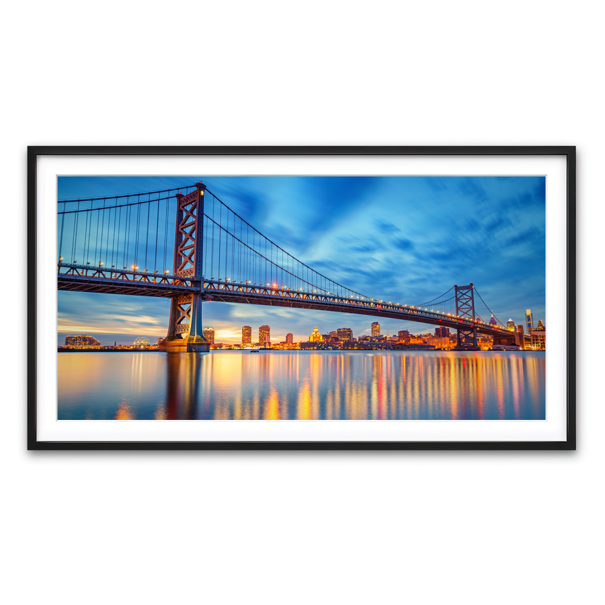 Framed Print 2x1 Black