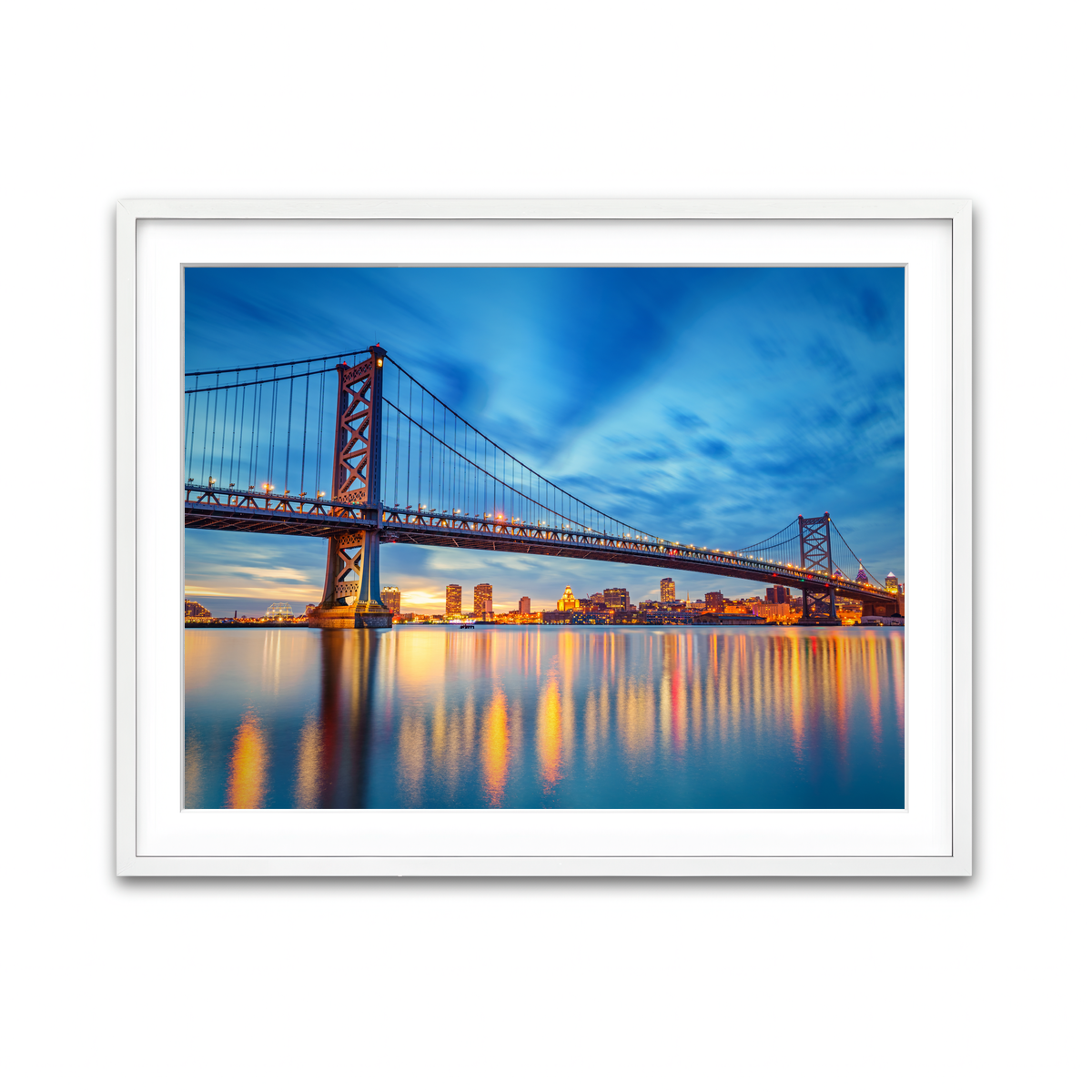Framed Print 4x3 White