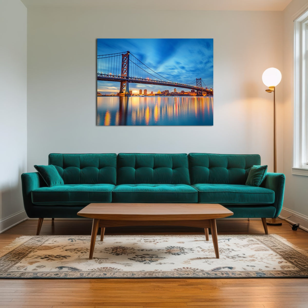 AUTO-MOCKUP ROOM | Ben Franklin Bridge