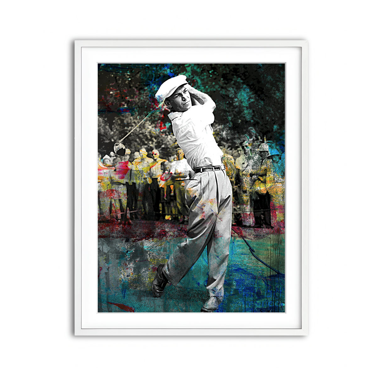 Framed Print 3x4 White