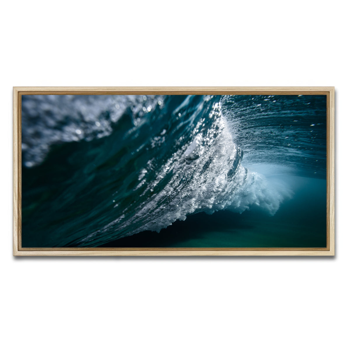 AUTO-MOCKUP WHITE | Beneath the Surface | 1 Piece | Natural Framed Canvas | group=2x1