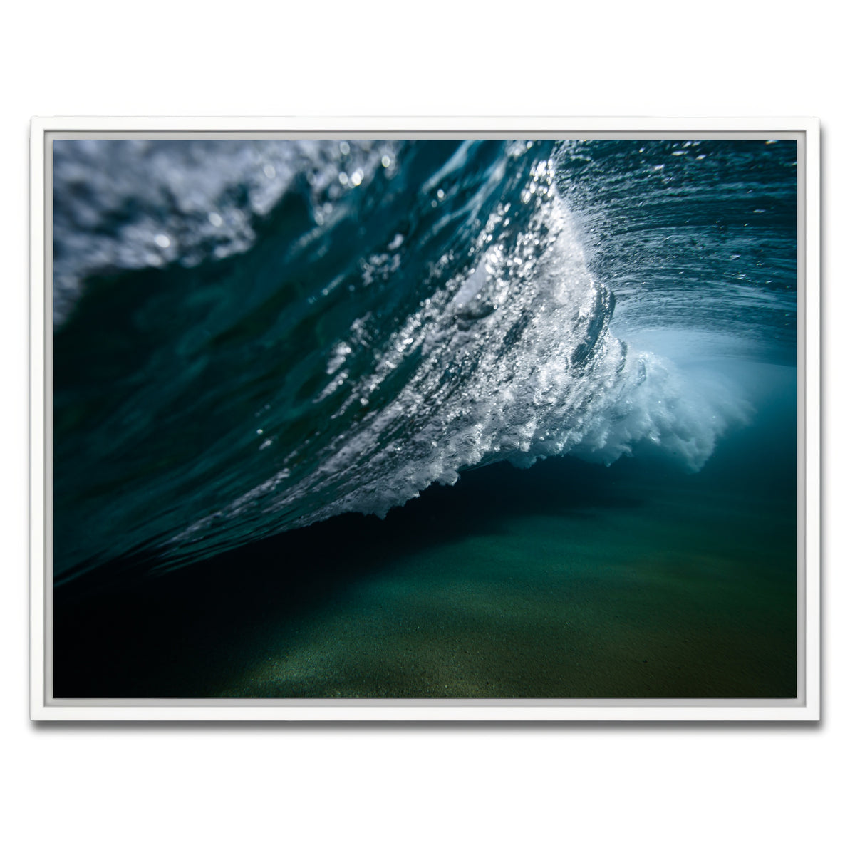 AUTO-MOCKUP WHITE | Beneath the Surface | 1 Piece | White Framed Canvas | group=4x3