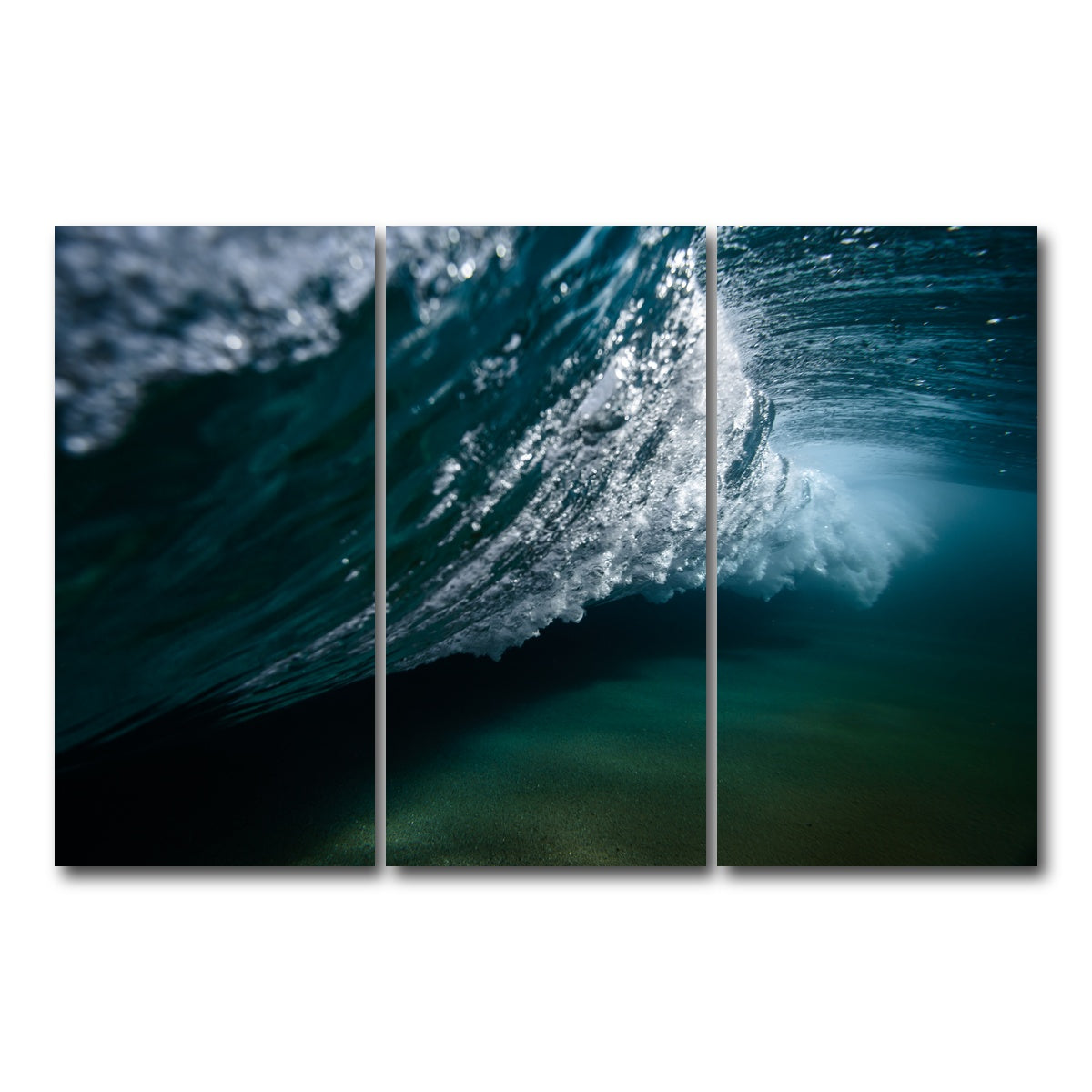 AUTO-MOCKUP WHITE | Beneath the Surface | 3 Piece | Gallery Wrap Canvas | group=12x24