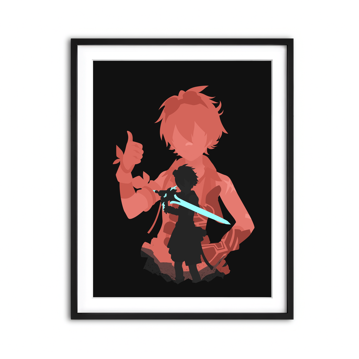 Framed Print 3x4 Black