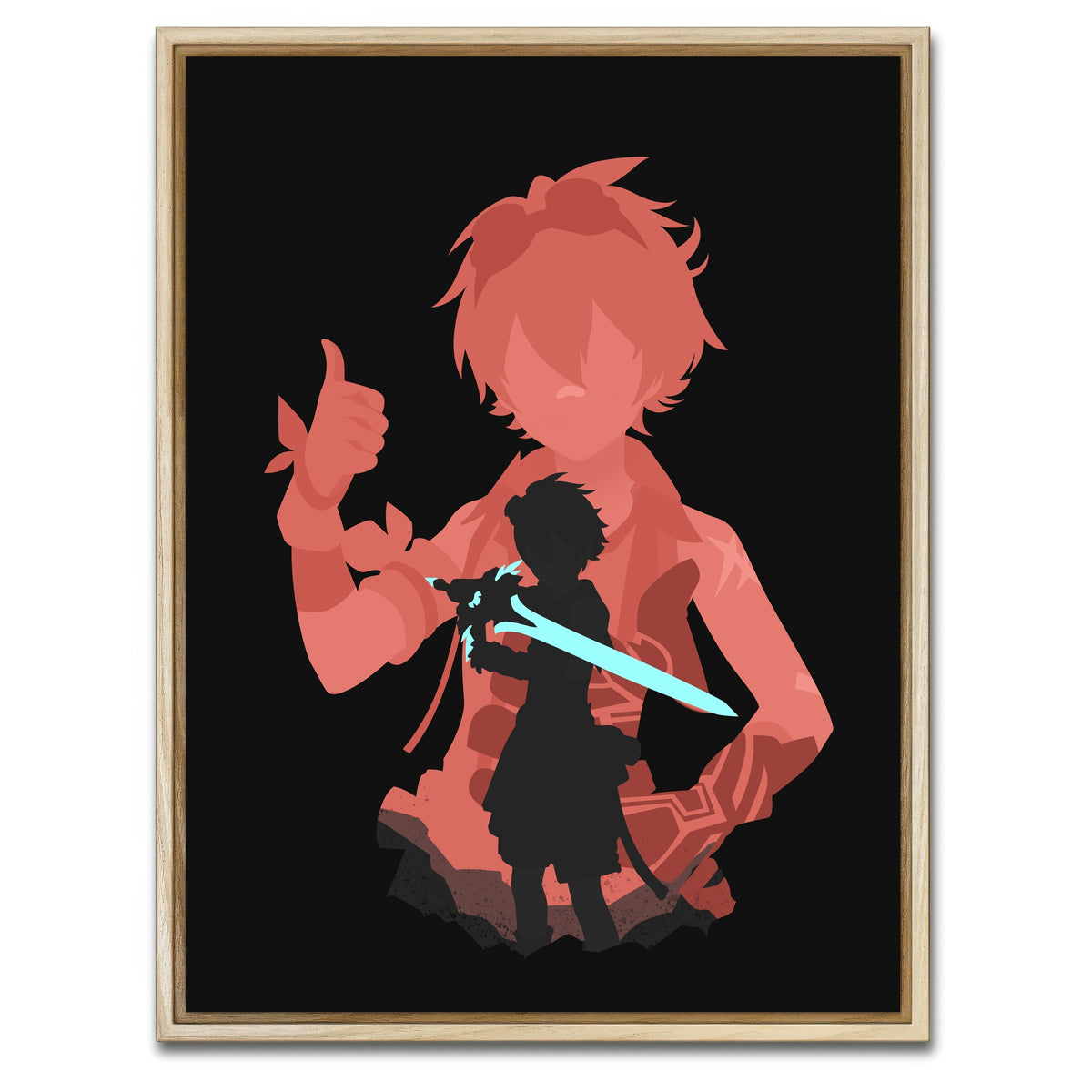 AUTO-MOCKUP WHITE | Bennett | 1 Piece | Natural Framed Canvas | group=3x4