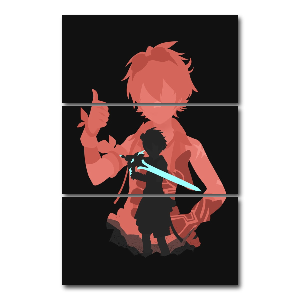 AUTO-MOCKUP WHITE | Bennett | 3 Piece | Gallery Wrap Canvas | group=12x24_stacked