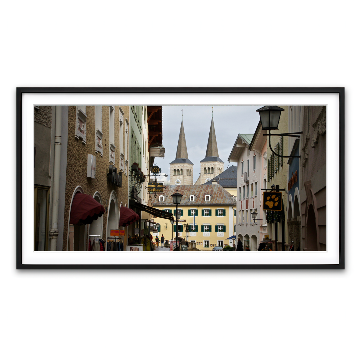 Framed Print 2x1 Black