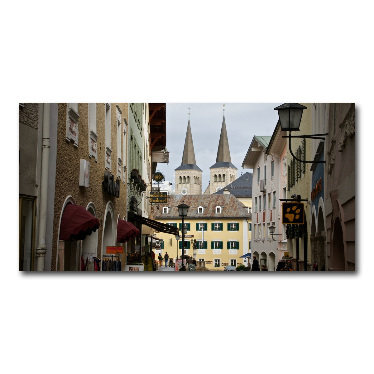 AUTO-MOCKUP WHITE | Berchtesgaden Germany | 1 Piece | Gallery Wrap Canvas | group=2x1