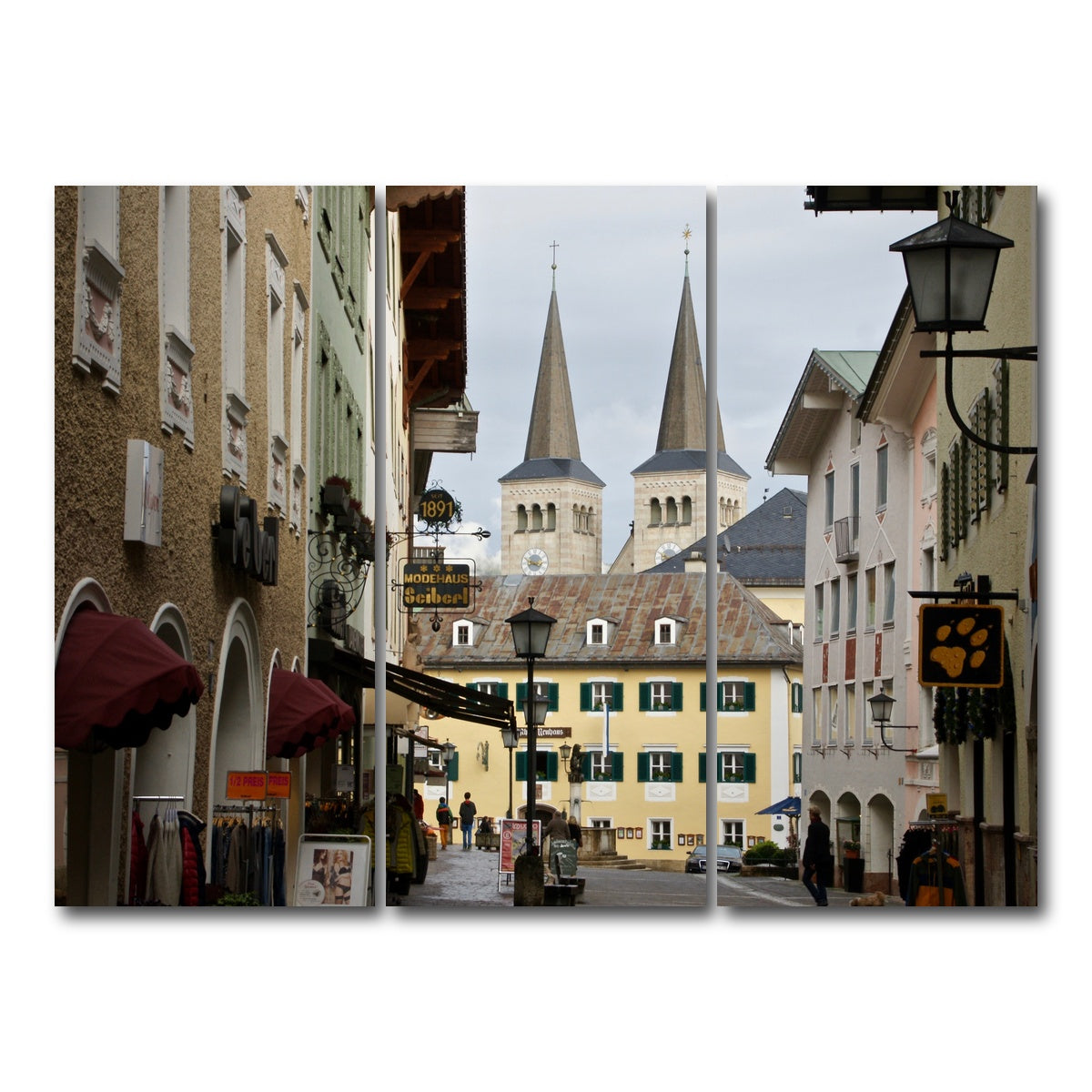AUTO-MOCKUP WHITE | Berchtesgaden Germany | 3 Piece | Gallery Wrap Canvas | group=8x18