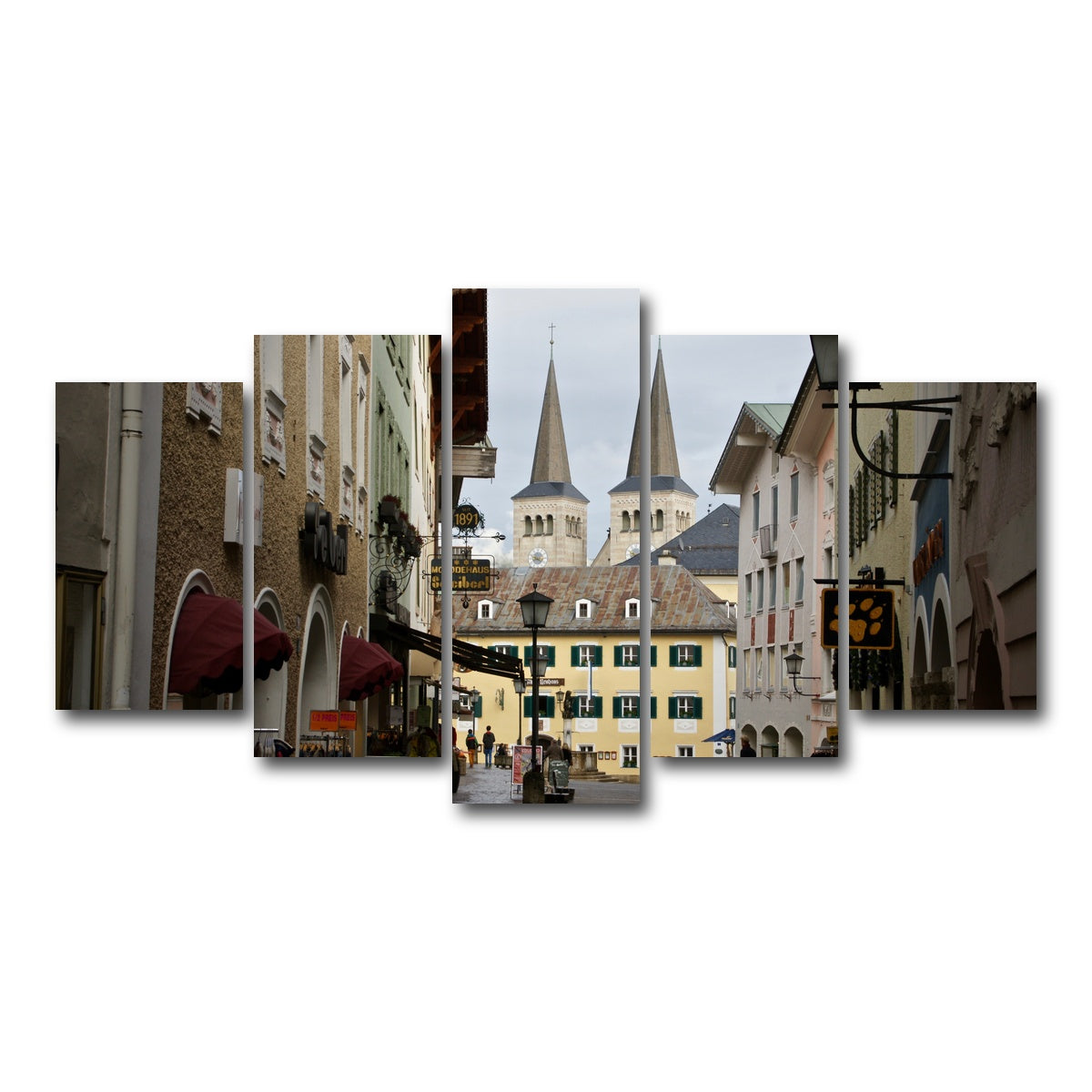 AUTO-MOCKUP WHITE | Berchtesgaden Germany | 5 Piece | Gallery Wrap Canvas | group=5_normal