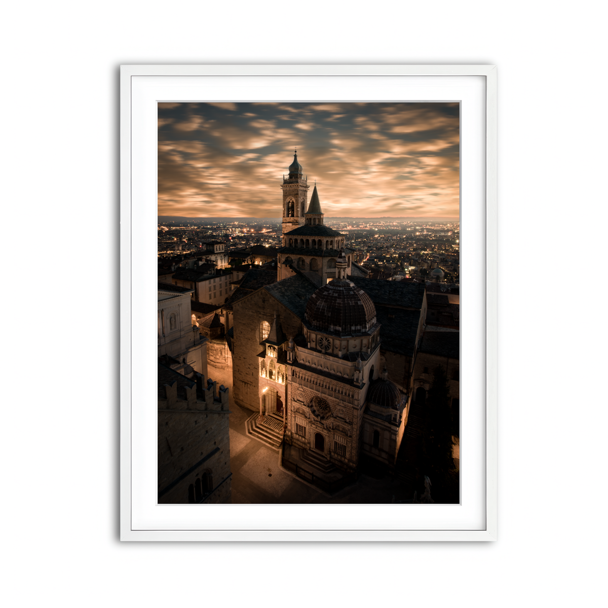 Framed Print 3x4 White