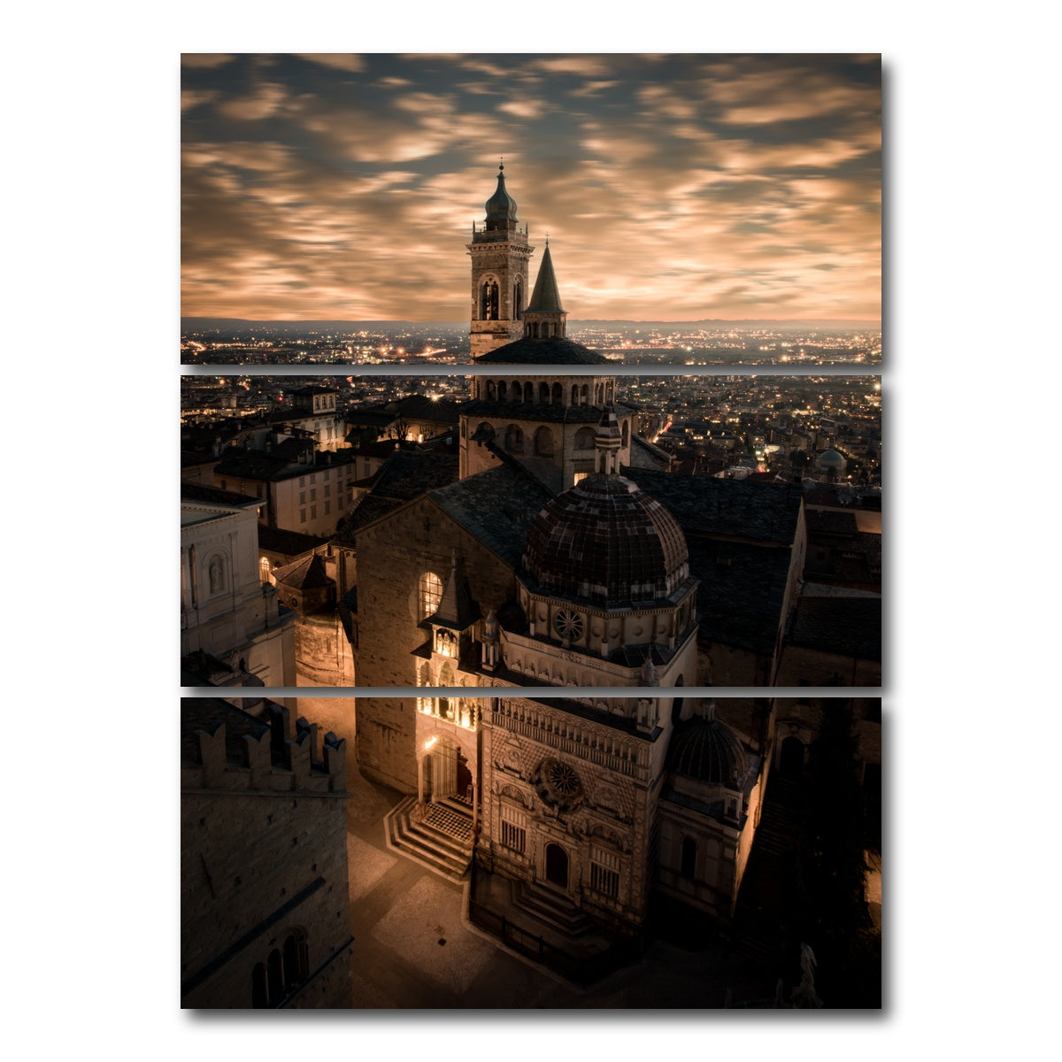 AUTO-MOCKUP WHITE | Bergamo Alta | 3 Piece | Gallery Wrap Canvas | group=8x18_stacked