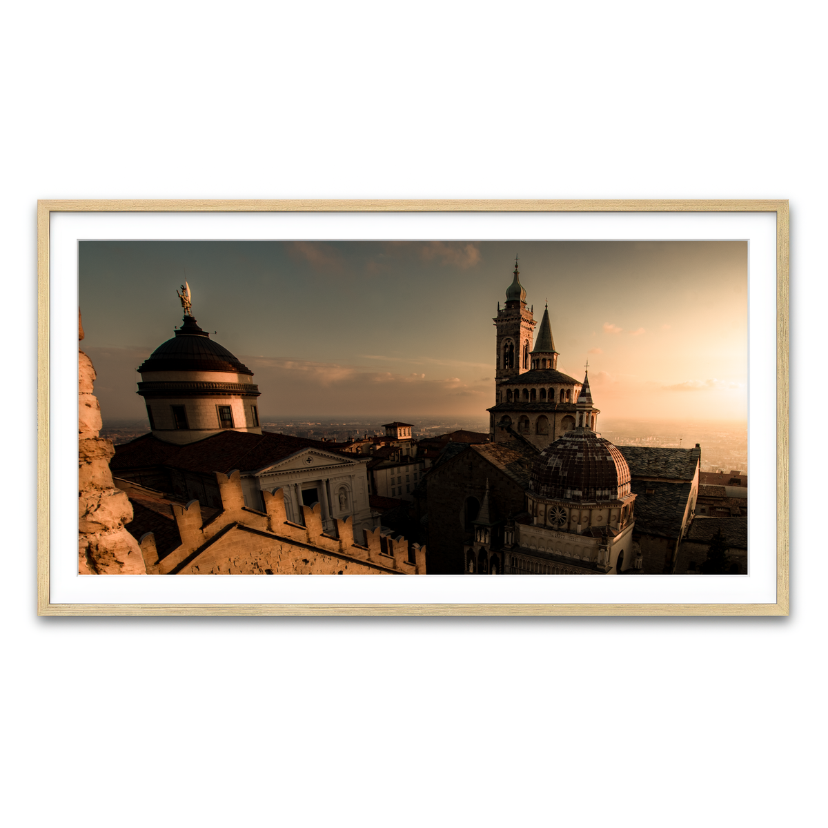 Framed Print 2x1 Natural