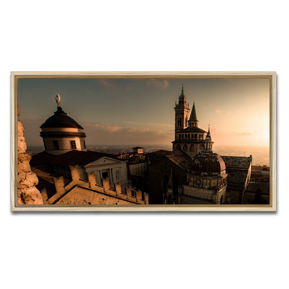 AUTO-MOCKUP WHITE | Bergamo Alta ll | 1 Piece | Natural Framed Canvas | group=2x1