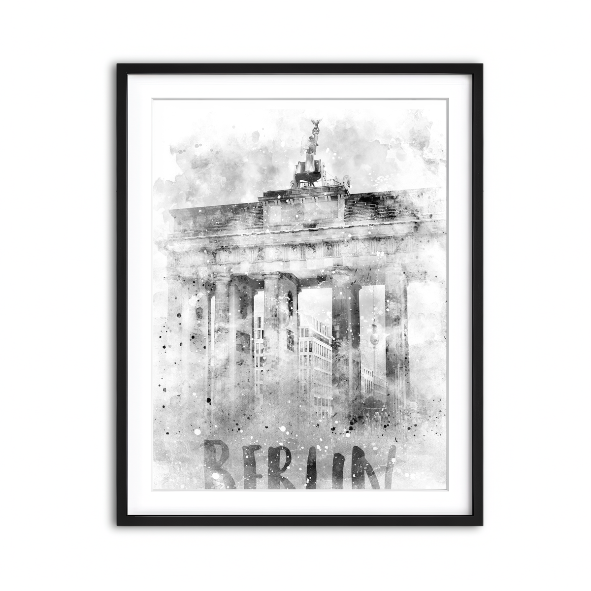 Framed Print 3x4 Black