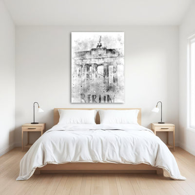 AUTO-MOCKUP ROOM | Berlin Brandenburg Gate Watercolor