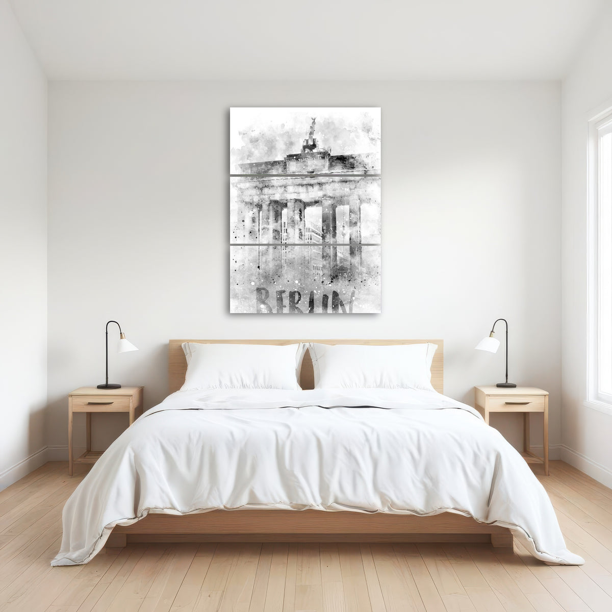 AUTO-MOCKUP ROOM | Berlin Brandenburg Gate Watercolor