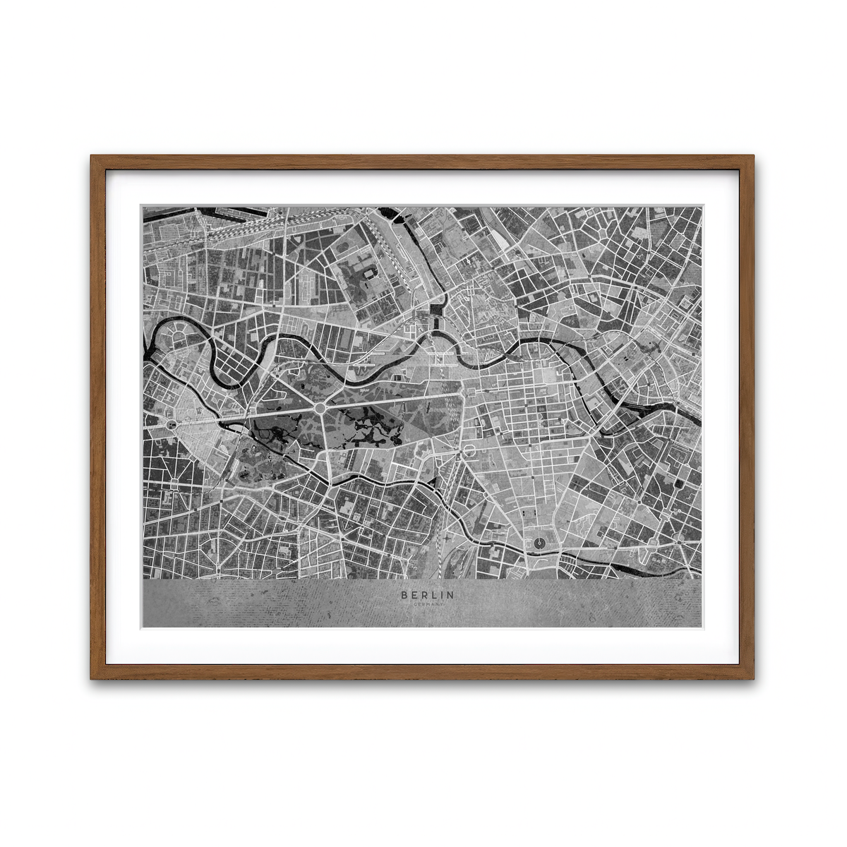 Framed Print 4x3 Walnut