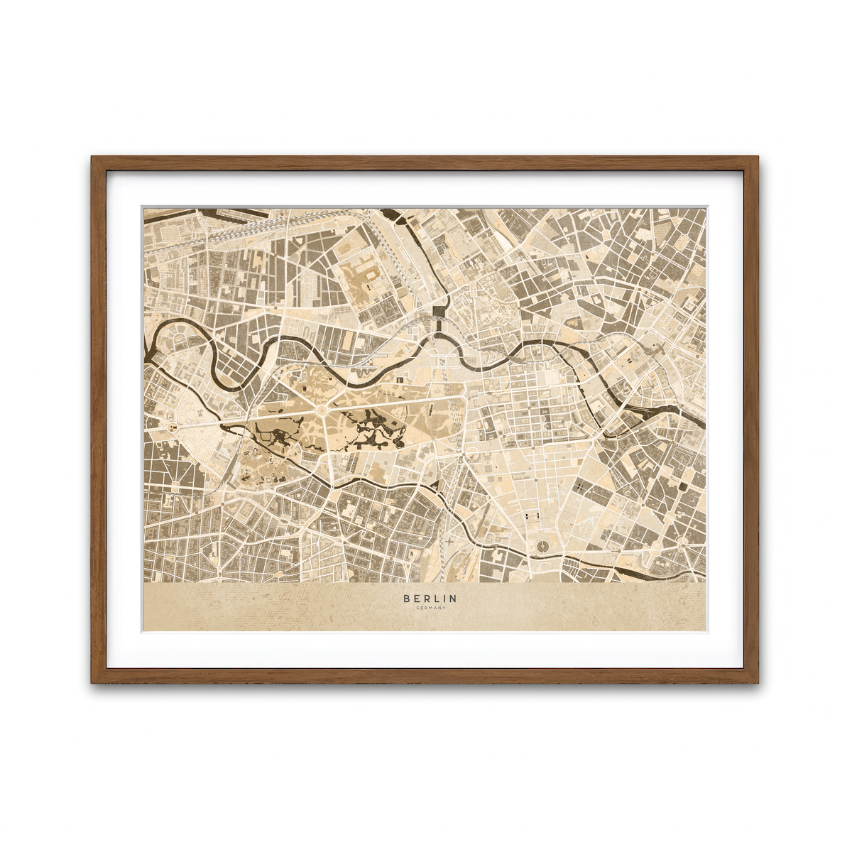 Framed Print 4x3 Walnut