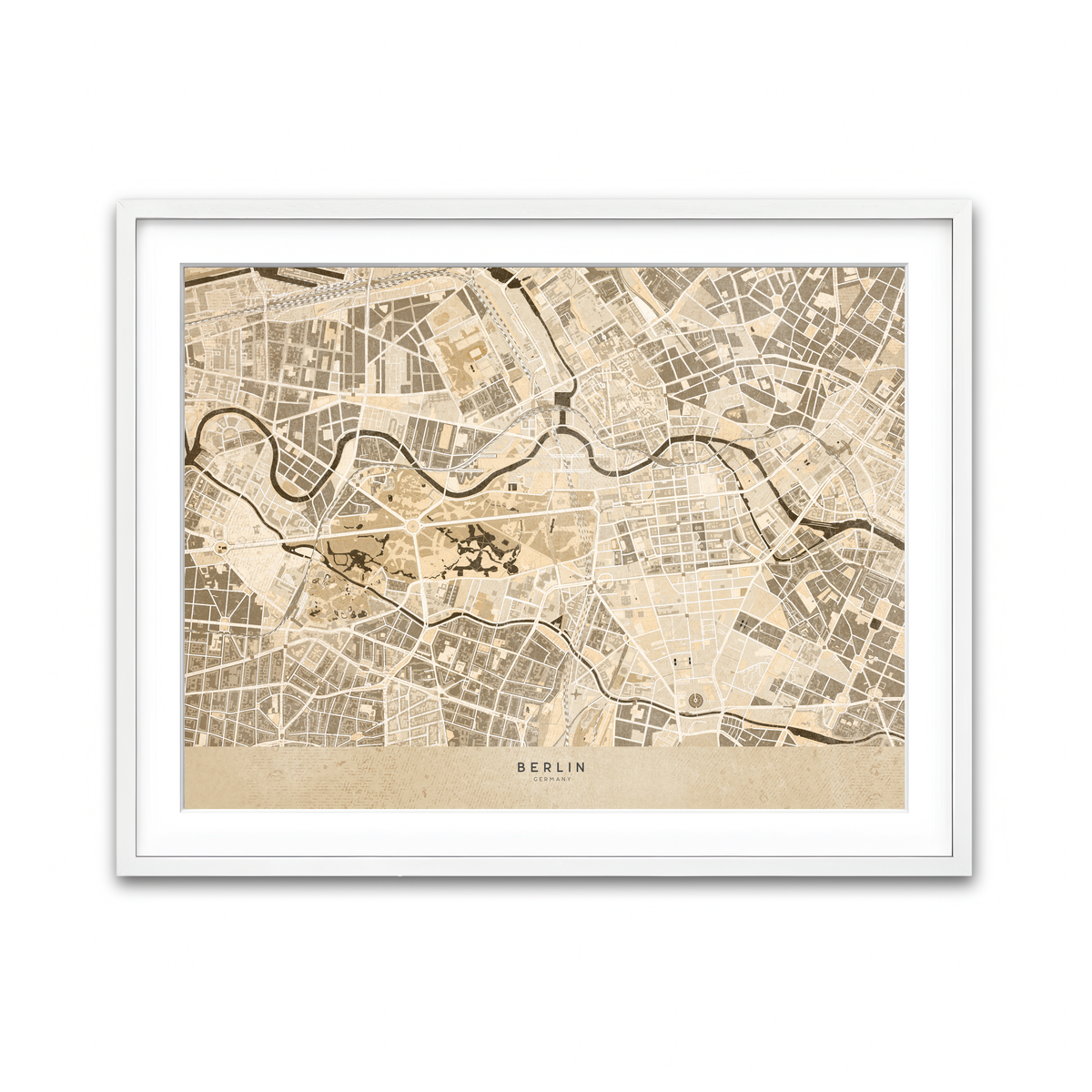 Framed Print 4x3 White