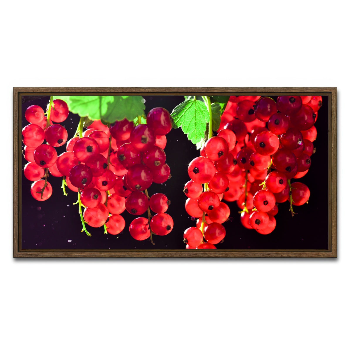 AUTO-MOCKUP WHITE | Berrys | 1 Piece | Walnut Framed Canvas | group=2x1